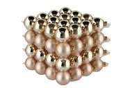 GLASS BALL AUTUMN BLONDE 40MM P/64