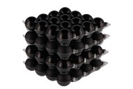 GLASS BALL COMBI BLACK 40MM P/64