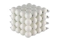 GLASS BALL SHINY WHITE 40MM P/64