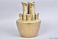 TUBA VAAS GOUD 22X22X30CM