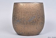 TSJITA BRONS POT OVAAL 28X18X28CM