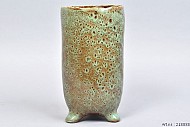 ST TROPEZ DONKER GROEN VAAS 13X25CM
