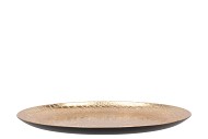MELAMINE CROCO CHAMPAGNE PLATE 33X1CM
