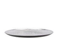 MELAMINE CROCO SILVER PLATE 33X1CM