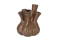 AGLIO BRONZE VASE 20X25CM