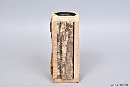 KANDELAAR HOUT VIERKANT 10X10X26CM