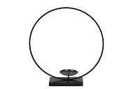 METAL CIRCLE STAND CANDLE H. 30X33CM NM