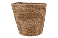 SEAGRASS STRAW BASKET POT BROWN 28X28CM