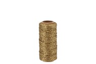 RIBBON FLASHY CORD (NR.51) GOLD 25MX1,5MM