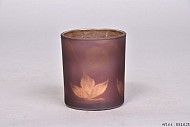 TREE LEAF BORDEAUX T-LIGHT 7X8CM