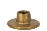 ST TROPEZ GOLD CANDLE HOLDER CROWN 7X3CM