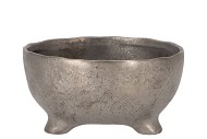 ST TROPEZ MATT SILBER SCHALE 16X8CM