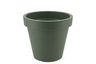 PLASTIC GREEN POT SYNTHETIC WIDE EDGE 30CM