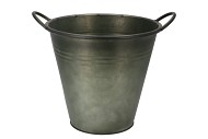 ZINK VINTAGE GREEN POT 30X27CM