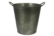 ZINK VINTAGE GREEN POT 34X32CM