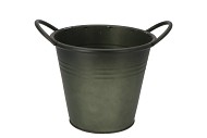 ZINK VINTAGE GREEN POT 22X20CM