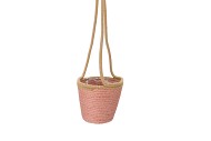 TRIPOLI HANG BASKET PINK  16X15CM NM