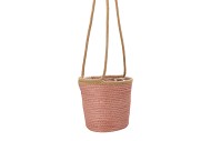 TRIPOLI HANG BASKET PINK 20X18CM NM