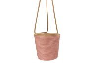 TRIPOLI HANG BASKET PINK 23X23CM NM