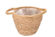 TRIPOLI BASKET POT NATURAL 18X16CM NM