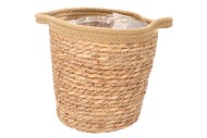 TRIPOLI BASKET POT NATURAL 23X23CM NM