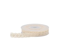 LINT FOLK LACE 72 CREME 8MX15MM NM