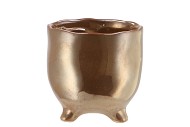 ST. TROPEZ DARK PEARL POT 8X8CM