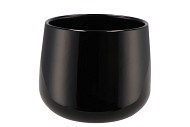 BERLIJN BLACK SHINE POT 19X15CM