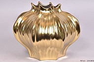 BLOM VASE MAT GOLD 25X20CM