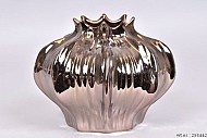 BLOM VASE SHINY BRONZE 20X17CM
