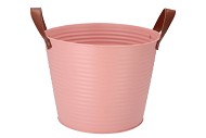 ZINC LEATHER OLD PINK MAT 27X22CM