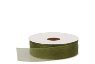 RIBBON ORGANZA 66 MOSS GREEN 50MX25MM