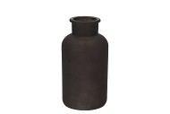 DRY GLASS BLACK MATT BOTTLE 10X20CM NM