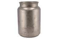 LAUSANNE MATT SILVER MILK CAN 21X30CM