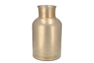 DRY GLASS GOLD MAT MILK CAN 17X30CM