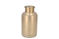 DRY GLASS GOLD MATT MILK BOTTLE 10X20CM NM