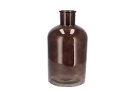 DRY GLASS BOTTLE SMOKE 17X30CM