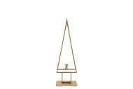 DHAKA GOUD KANDELAAR BOOM 21X8X59CM