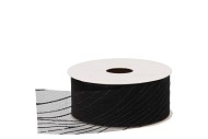 LINT FLOW RIBBON 85 BLACK 25MX40MM