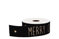 LINT VELVET CHRISTMAS 85 BLACK 5MX40MM