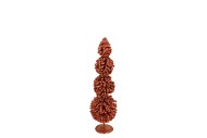 SPARKLE COPPER TREE BALL 13X45CM