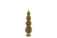 SPARKLE GOLD TREE BALL 13X45CM