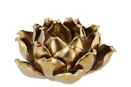 WAXINE SUCCULENT MAGNOLIA MAT GOLD 10X11CM