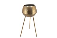 DHAKA GOLD PLANT STAND 24X58CM