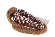 LED TOUW PINECONE MERCURY COPPER SILVER 9X19X100CM