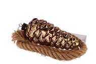 LED TOUW PINECONE MERCURY COPPER GOLD 9X19X100CM