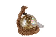 LED TOUW MERCURY PEARL AMBER GLITTER 10X10X60CM