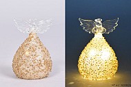 LED ENGEL GLAS CHAMPAGNE 5,5X9,5CM