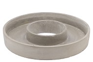 CONCRETE GREY RING 30X5CM