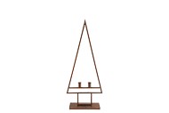 DHAKA BRONS KANDELAAR BOOM 30X8X69CM